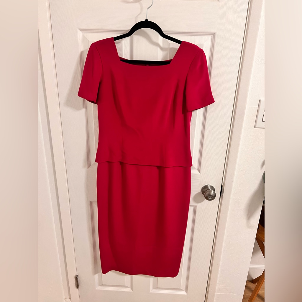 Talbots Pure Silk Midi Dress